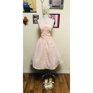 Nicki’s Girl peach swing dress